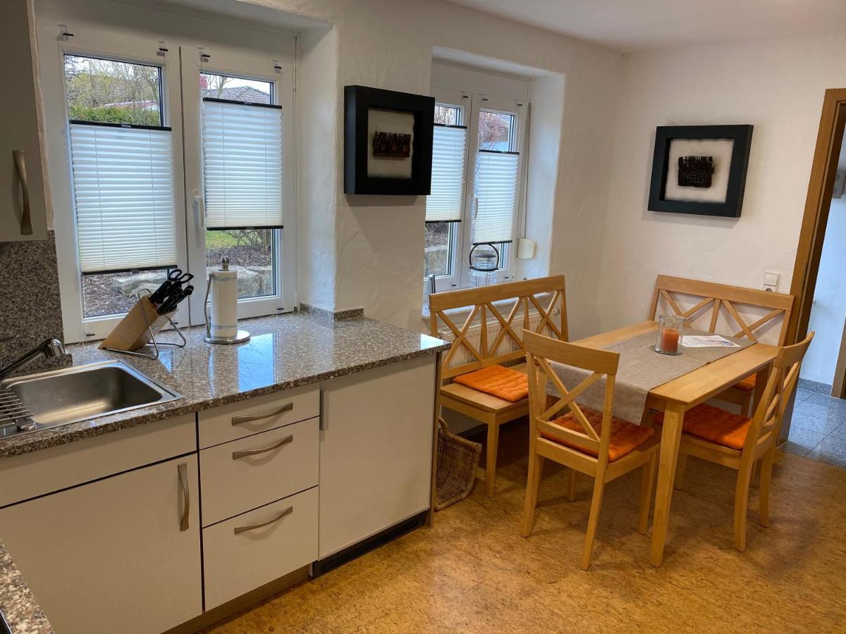 Ferienwohnung Messmer Mit Terrasse Heiligenborn Exterior foto