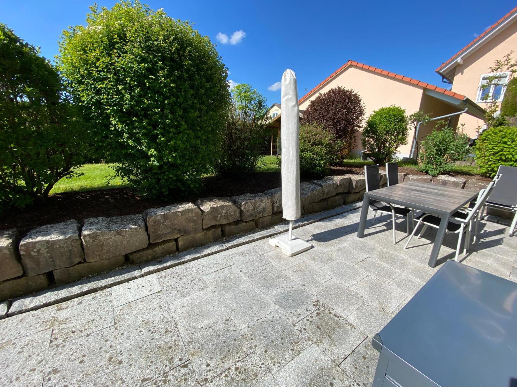 Ferienwohnung Messmer Mit Terrasse Heiligenborn Exterior foto